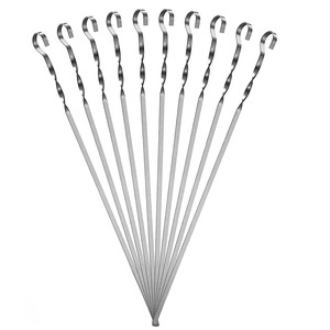 Bâtonnets de cuisson en acier inoxydable à 9 brins pour <span class=keywords><strong>barbecue</strong></span>, idéaux pour le camping et les pique-niques en extérieur – Vente chaude - Product Image 2