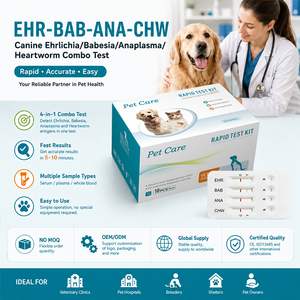 Kit de Prueba Combinada de Alta Precisión EHR/ANA/<span class=keywords><strong>BAB</strong></span> Ab 3 en 1, Prueba <span class=keywords><strong>R</strong></span>ápida para Garrapatas y Parásitos Sanguíneos Caninos, Kit de Diagnóstico <span class=keywords><strong>R</strong></span>ápido para Perros con Certificación CE - Product Image 3