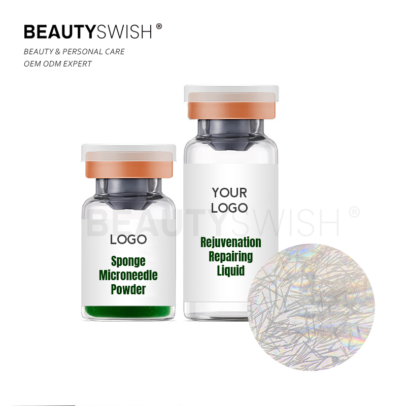 Oem Odm 5Ml Whitening Acne Behandeling Melasma Spons Micronaaldschil Serum Zeewier Extract Micronaaldling Mesotherapie