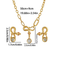 Collier tendance avec pendentif animal en perle plaqué or, design de créateur, personnalisé, simple, chaîne en boîte rouge, style boutique