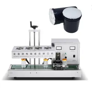 Yoğurt dolum ve alüminyum folyo yapıştırma makinesi büküm kap indüksiyon mühür makinesi alüminyum folyo indüksiyon yapıştırma makinesi.