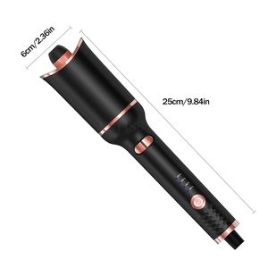 Home Use Equipment <b>Automatic</b> Hair Curler Waves Ceramics Curly Hair Stick Iron Professional Styling Tools Wand <b>Curling</b> Iron Black - Product Image 3