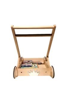 OEM ODM factory <b>Wooden</b> Walker Wagon for Baby <b>Wooden</b> Wagon Cart -Toddler Walker Toddler <b>Toy</b> Push Car Personalized <b>Wooden</b> Walker - Product Image 2