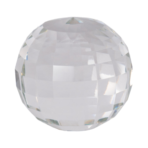 Ornamento da Tavolo a Forma di Sfera di Cristallo, Piccola Statuetta per Arredamento Casa, Bagno, Ufficio, Studio, Soggiorno - Product Image 1