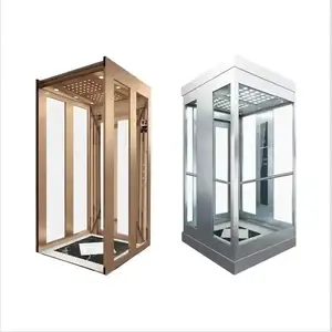 Home Elevator Motor Interior 6 Floor Small No Pit Small Glass Lifts Lop Home Residential Elevator Lift