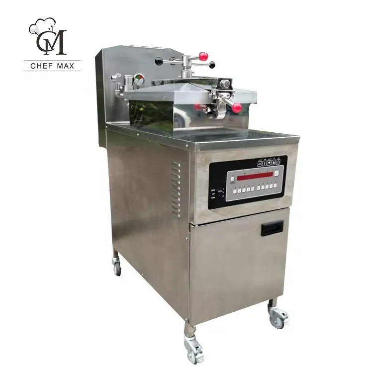 Chefmax Commercial Kitchen Equipment Vertical Highly Efficient Chicken Pressure Fryer