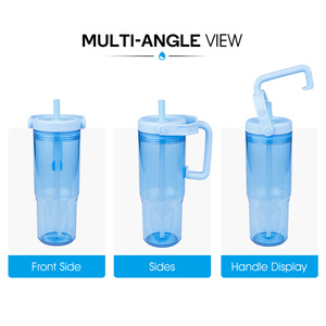 Vaso Transparente para Sublimación, Botella de Agua con Pajilla, de Fabricante - Product Image 6