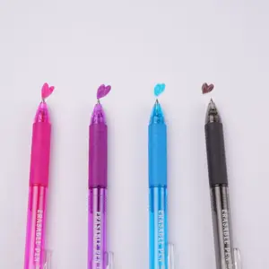 2021 गर्म बिक्री मिश्रण रंग Erasable कलम रबड़ के साथ शामिल 6 प्रचारक आइटम ballpoint कलम के साथ लेजर और मुद्रण लोगो जेल पेन