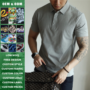 Camisa de Verano para Hombre con Textura Refrescante, Seda Helada 280gsm, Lavada, Sin Arrugas, Sin Costuras, con Cuatro Broches, de Secado Rápido y Manga Corta - Product Image 3