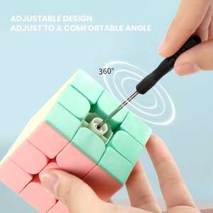 Cubo Mágico 3x3, Juguetes Educativos de Alta Eficacia, Cubos de Velocidad, Cubo Mágico Macaron, Cubo de Rompecabezas de Velocidad, Juguetes para Niños, Regalo - Product Image 3