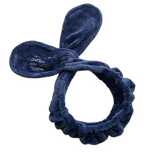 Bandeaux <span class=keywords><strong>de</strong></span> spa pour femmes, pour maquillage et soins du visage, avec logo personnalisé, pour le lavage du visage et la douche - Product Image 2