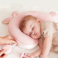 Oreiller de protection pour bébé, en coton polyester, oreiller de protection pour nouveau-né, coussin de sommeil pour nourrissons de 0 à 1 an
