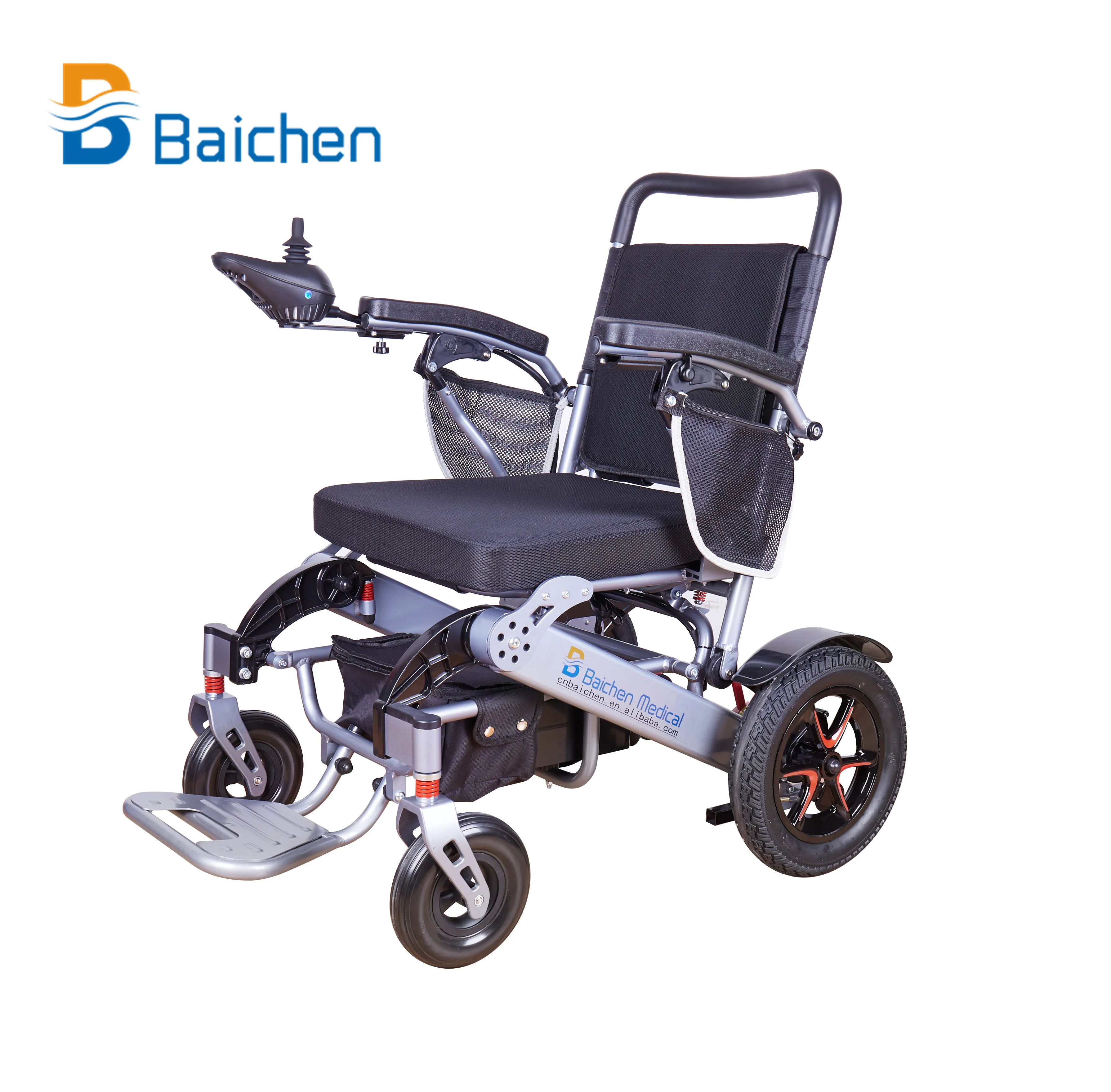 2022 Ebay Hot Sale Light Wheelchair Medical Battery Folding Wheelchair For Disabled
