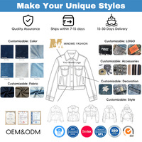 Veste en jean déchiré personnalisée pour homme, style hip-hop, écologique, hiver, épaisse, avec empiècements, fabricant sur mesure, usine OEM ODM