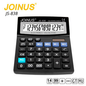 Calculatrice électronique de bureau solaire en plastique JOINUS à 14 chiffres, directement de l'usine - Product Image 4