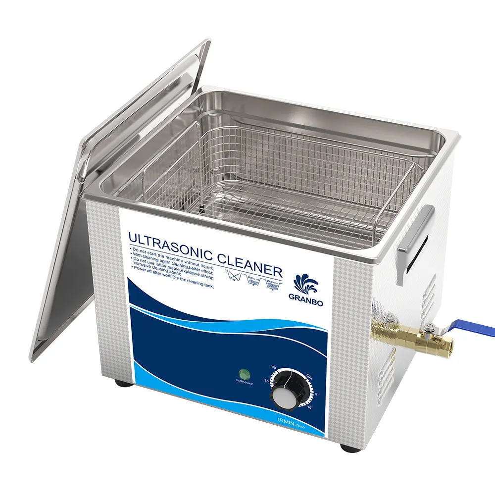 Equipamento de limpeza ultrassônica ultrassônica de laboratório 15L para máquina de lavar roupa clínica/instrumentos musicais