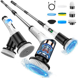 Cepillo <span class=keywords><strong>de</strong></span> <span class=keywords><strong>Limpieza</strong></span> Eléctrico Giratorio con 2 Velocidades (300/350 RPM), 7 Cepillos <span class=keywords><strong>de</strong></span> Repuesto Recargables - Product Image 6