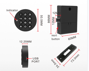 चीन थोक में स्मार्ट डिजिटल कैबिनेट ने जिम के लिए हाई मूल्यवान इलेक्ट्रॉनिक संयोजन लॉक किया - Product Image 4