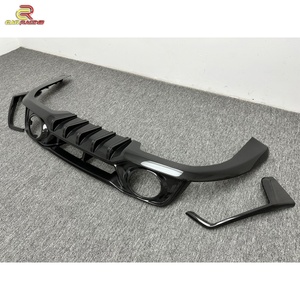 Tehart Style Dry Carbon Fiber Rear Diffuser for Porsche 992 Turbo S 2020-2023 Carbon Rear <b>Lip</b> With Rear <b>Splitter</b> Car Parts - Product Image 2