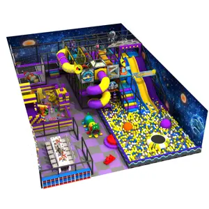 Various Theme Kids Indoor Playground Equipment With Ball Pit For Amusement Park