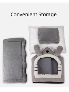 Cuccia Pieghevole Lavabile per Animali Domestici, Tappetino Portatile Caldo e Morbido per Cani e Gatti, Staccabile, Bestseller, Cuccia Piccola per Uso Quotidiano Domestico - Product Image 3