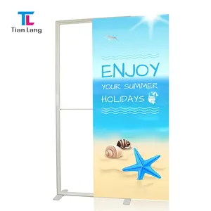 TianLang 120cm sans cadre tissu <span class=keywords><strong>LED</strong></span> panneau d'affichage boîte à lumière mince et moderne publicité Lightbox - Product Image 1