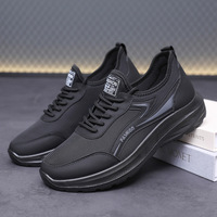 Chaussures de travail imperméables pour hommes, chaussures décontractées ultra légères à semelle souple antidérapante résistantes à l'usure