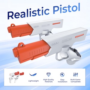 สำหรับชุดอุปกรณ์เสริมสำหรับการถ่ายภาพ <span class=keywords><strong>VR</strong></span> 3/3S |   ด้ามจับควบคุมปืนแบบโมดูลาร์ (แบบมีสาย) สำหรับปืนไรเฟิล ปืนพก ปืนกลจำลอง-ABS - Product Image 1