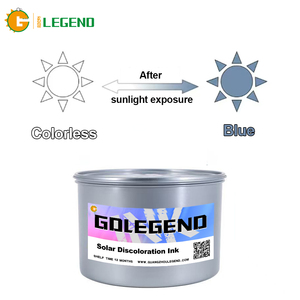 Gdlegend dung môi Màn hình in ấn heliochromic mực photochromic năng lượng mặt trời đổi màu mực thay đổi màu sắc dưới ánh sáng mặt trời mực - Product Image 2