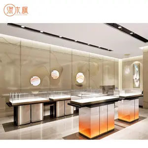Innovative Vision Customized Jewelry Glass Cabinet Distinctive Presentation Jewelry Glass Display Case
