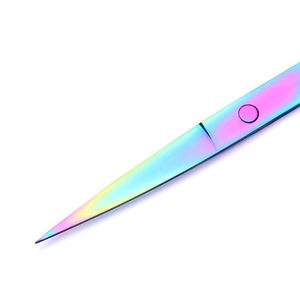 Ciseaux à cuticules en acier inoxydable de haute qualité avec lame droite fine et tranchante, outil de beauté durable avec anneau en caoutchouc - Product Image 6