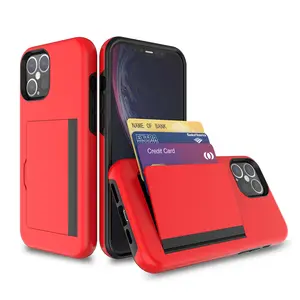 LeYi刷卡夹批发手机壳，适用于iPhone 12系列防震超薄保护套