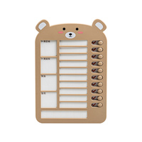 Carte d'autodiscipline poinçon cette récompense d'école primaire pour enfants fournitures de carte de points pour enfants gestion du temps bureau