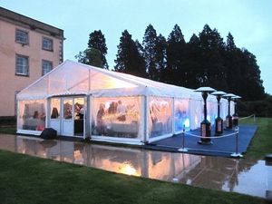 Ngoài Trời Rõ Ràng PVC Vải Trong Suốt Marquee Lều Đám Cưới Với Cực Nhôm Mạnh Mẽ Và Cơ Sở 500 Người 1000 Người - Product Image 4