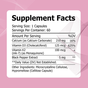 Cápsulas de Vitamina D3 K2 OEM ODM con Vitamina D para la Salud de Huesos y Dientes, Alta Potencia, Mejora la Salud Mental y Muscular - Product Image 4