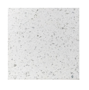 Comptoir et îlot de cuisine en quartz blanc cristal préfabriqué sur mesure Q9317 – Matériau en pierre technique durable - Product Image 3