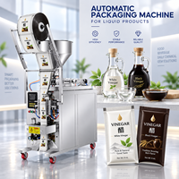 Machine automatique de remplissage de sachets de sauce (soja, chocolat, eau) et de lubrifiant pour emballage de produits