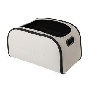 Car <b>Seat</b> Side Organizer 50L Leather <b>Storage</b> Box With Handle Multi Functional Trunk Organizer For Car Interior - Product Image 5