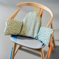 Housse de coussin de soutien pour chaise de repas, dossier bébé, oreiller de tête pour nourrisson, coussin de chaise épaissi, rembourrage en fibre de polyester, 2-3 ans