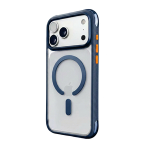 Étui de téléphone magnétique antichoc <span class=keywords><strong>en</strong></span> forme de <span class=keywords><strong>U</strong></span> avec logo personnalisé OEM d'usine et bouton IA pour iPhone 17 18 Pro Max - Product Image 1