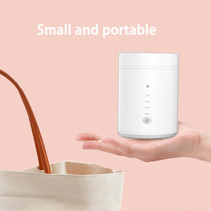 Disesuaikan USB isi ulang perjalanan Mini Portabel botol susu bayi pensteril penghangat antibocor desain usia 0-12 bulan cetak - Product Image 3