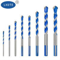 Forets en carbure robustes LXDTE 3-12 mm à queue triangulaire pour le perçage de la maçonnerie, du bois et du métal