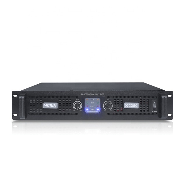 Factory Price High Quality 2U PA System Outdoor Concert Sound System 2 X 650 Watts Audio Professional Power Amplifier