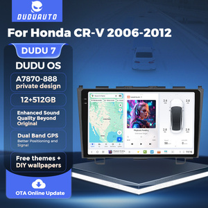 DUDUAUTO UIS7870 Radio de coche sistema inteligente reproductor Multimedia navegación GPS Car-play para Honda CRV 2006-2012 - Product Image 4