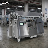 Machine d'étiquetage horizontale LWT 200 CPM à haute vitesse avec colle thermofusible pour l'application d'étiquettes sur les boîtes de conserve alimentaires et les usines de boissons