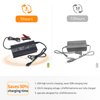 Chargeur de batterie intelligent Lvyuan 550W 24V 29.2V 20A pour batterie Lifepo4/batterie Li-ion pour scooter électrique/vélo électrique