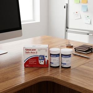 Appareil de mesure du glucose sanguin, 4 boîtes, Sinocare, bandelettes de test de <span class=keywords><strong>glycémie</strong></span>, obtenez un appareil de mesure du glucose sanguin <span class=keywords><strong>gratuit</strong></span> - Product Image 4
