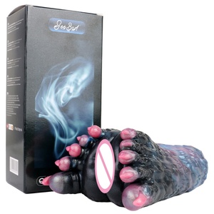 GEEBA Silicone Monster Animal Male Masturbator Cup Realistic Textured Artificial Vagina <b>Men</b> Masturbation Sex <b>Toys</b> <b>for</b> <b>Men</b> - Product Image 6