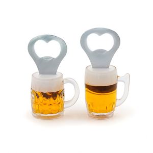 Kitchen Tool <b>Wine</b> Opener Custom Beer Cup Acrylic <b>Glass</b> Fridge Magnetic Bottle Opener - Product Image 1