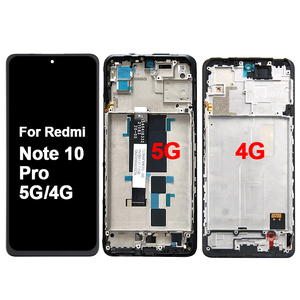 Écran Super AMOLED d'origine pour téléphone portable avec écran tactile de remplacement <span class=keywords><strong>Note</strong></span> <span class=keywords><strong>10</strong></span> <span class=keywords><strong>Pro</strong></span> 4G 5G <span class=keywords><strong>LCD</strong></span> pour Xiaomi Redmi - Product Image 1